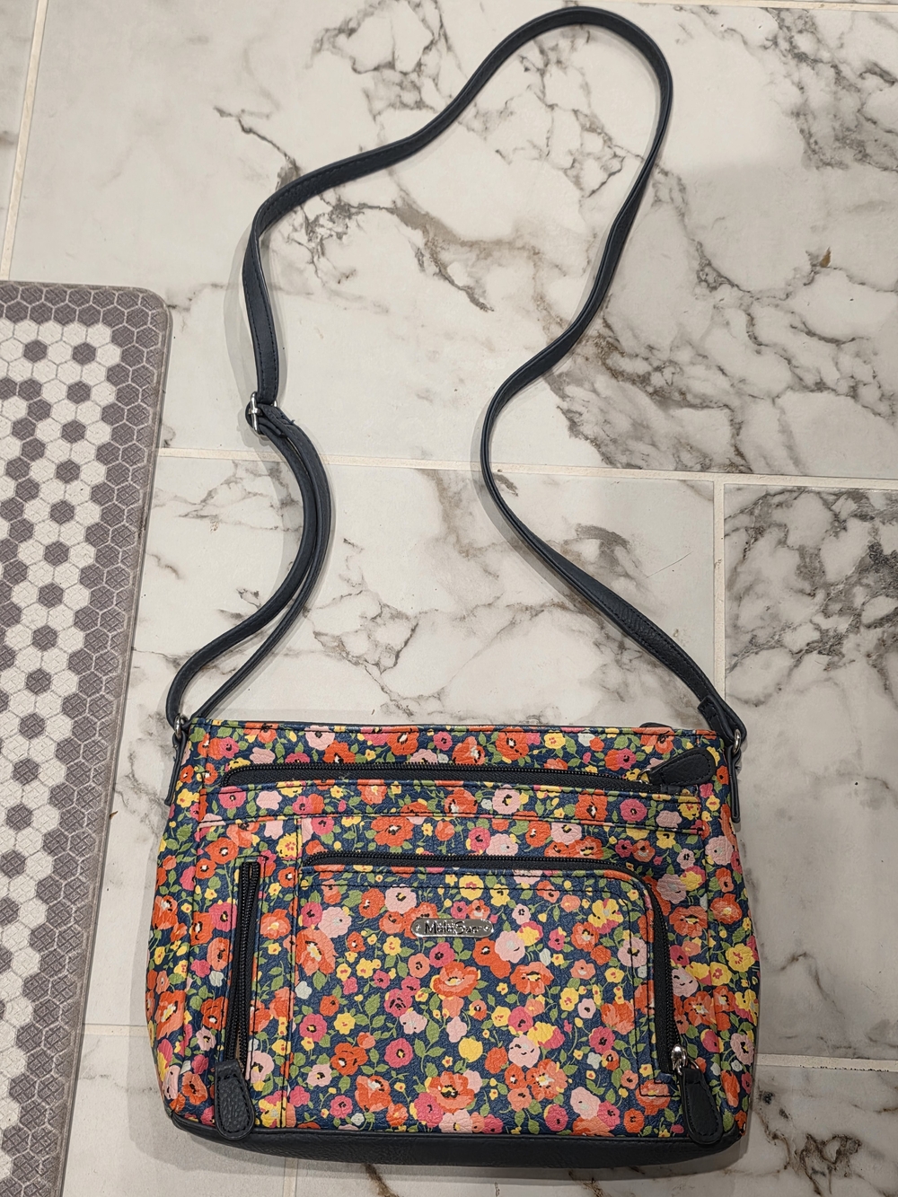 NWOT Multi Sac Summer Floral Crossbody Bag